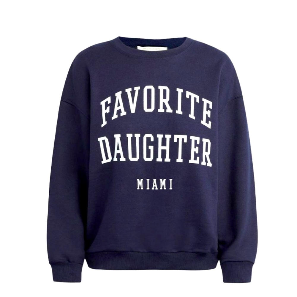 NWT Favorite Daughter Collegiate Sweatshirt Kids Miami Small